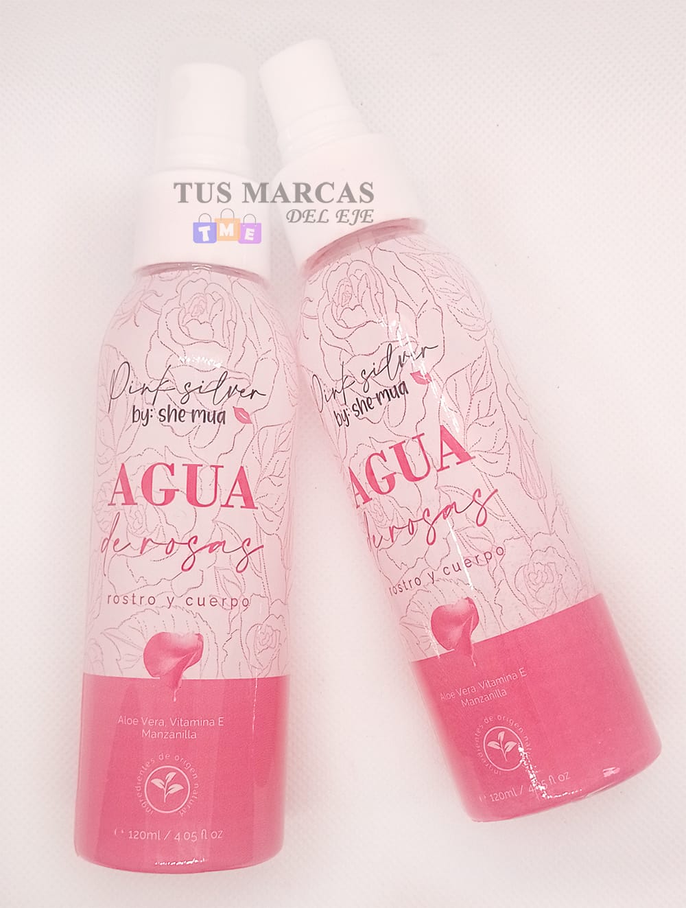 Agua de Rosas con vitamina E 120 ml