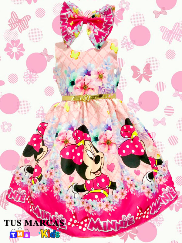 Vestido de niña Minnie mouse Disney