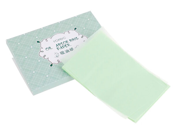 papel grasa facial te verde