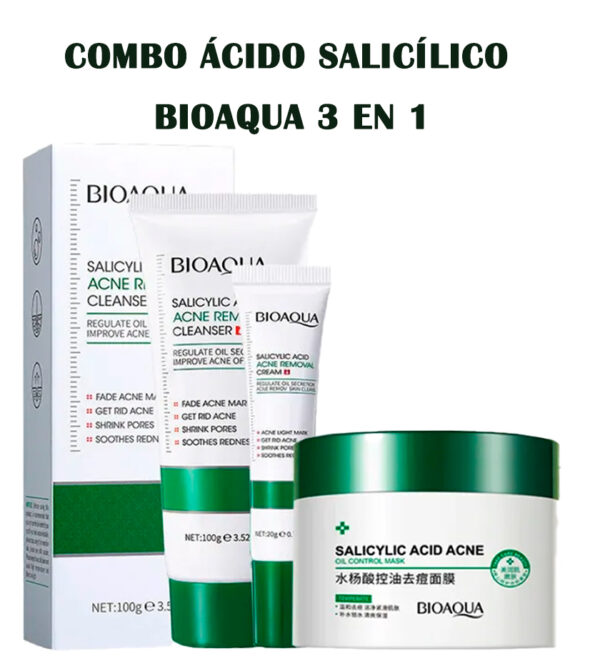 Acido salicilico Bioaqua Combo 3 en 1