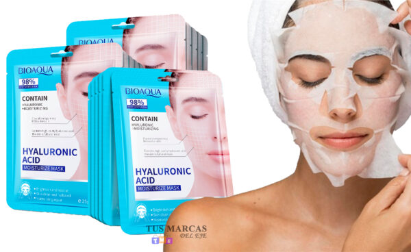 Mascarilla en velo acido hialuronico Bioaqua