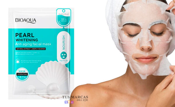 Mascarilla perlas blanqueadoras antiedad Bioaqua