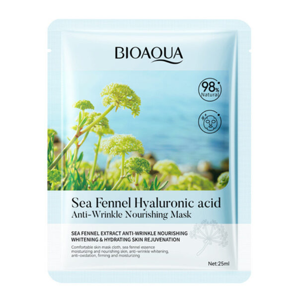 Mascarilla velo blanqueadora e hidratante bioaqua Sea fennel