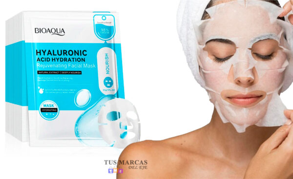 Mascarilla velo rejuvencedora con acido hialuronico Bioaqua