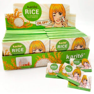 Papel absorbente de arroz karite