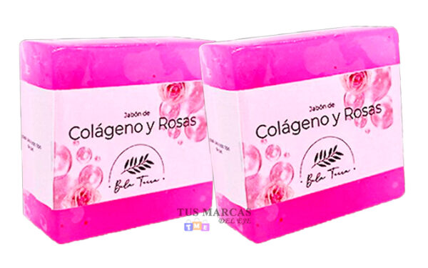 Colageno y rosas jabon en barra