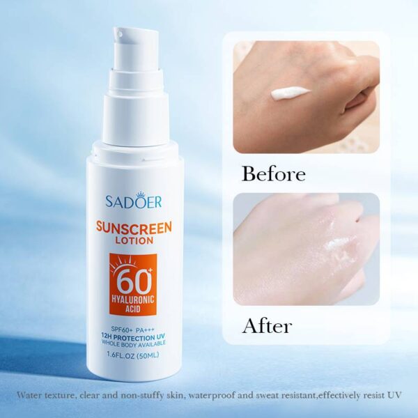 Sunscreen hyaluronic acid Sadoer