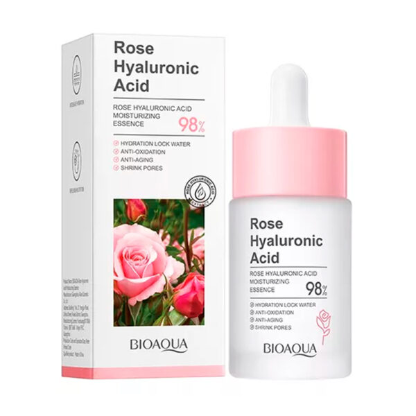 Serum acido hialuronico y rosas Bioaqua