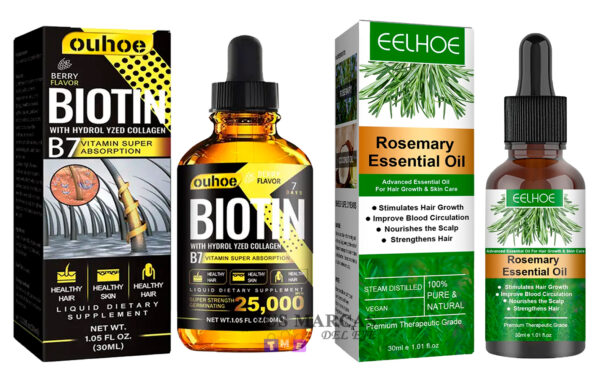 Kit aceite de romero + biotina liquida