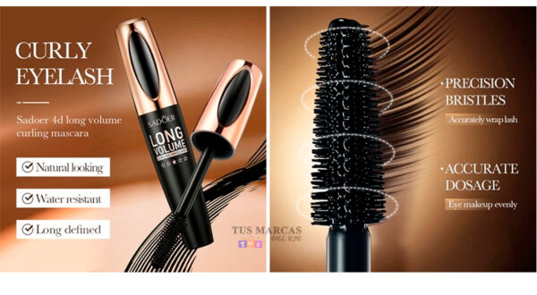 Long Volume curling mascara Sadoer