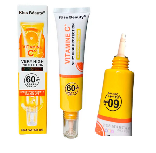 Bloqueador solar vitamina C kiss Beauty