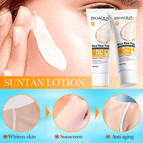 sunscreen bioaqua arroz