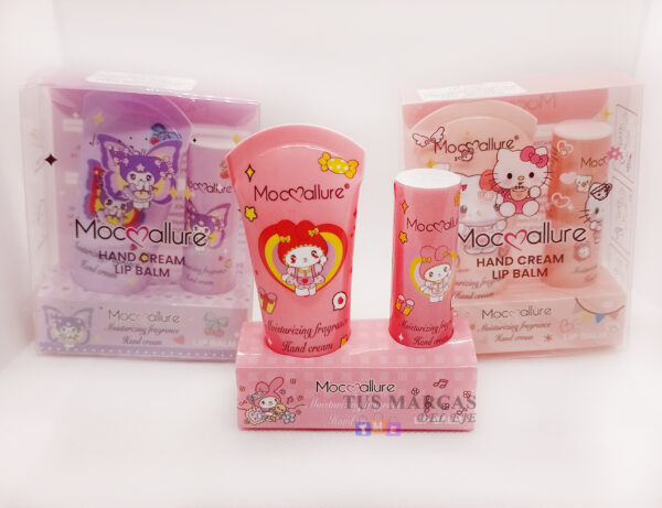 Kit hidratante labial y crema de manos moc mallure