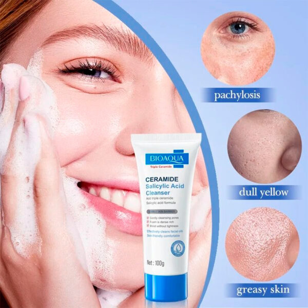 jabón acido salicilico y ceramidas Bioaqua