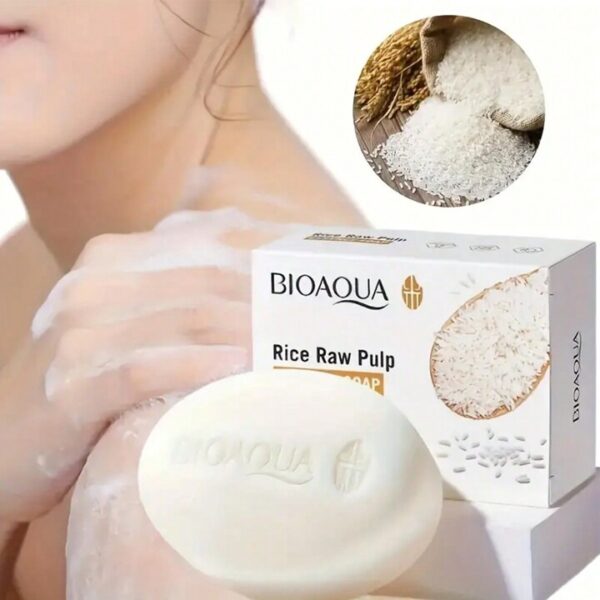Jabon aclarador de arroz bioaqua