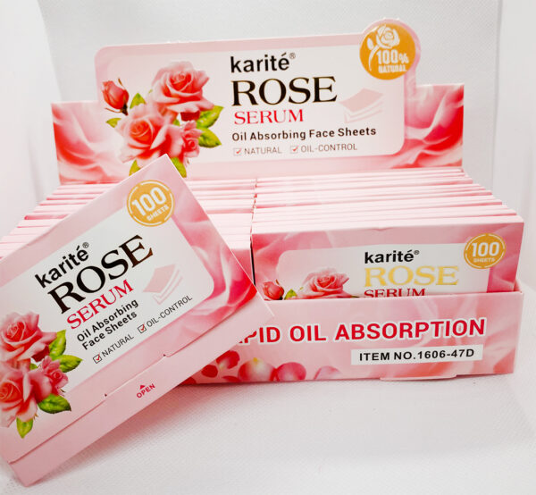papel antigrasa de rosas