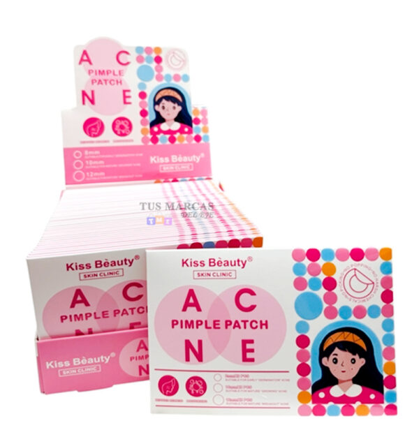 parches anti acne redondos kiss beauty