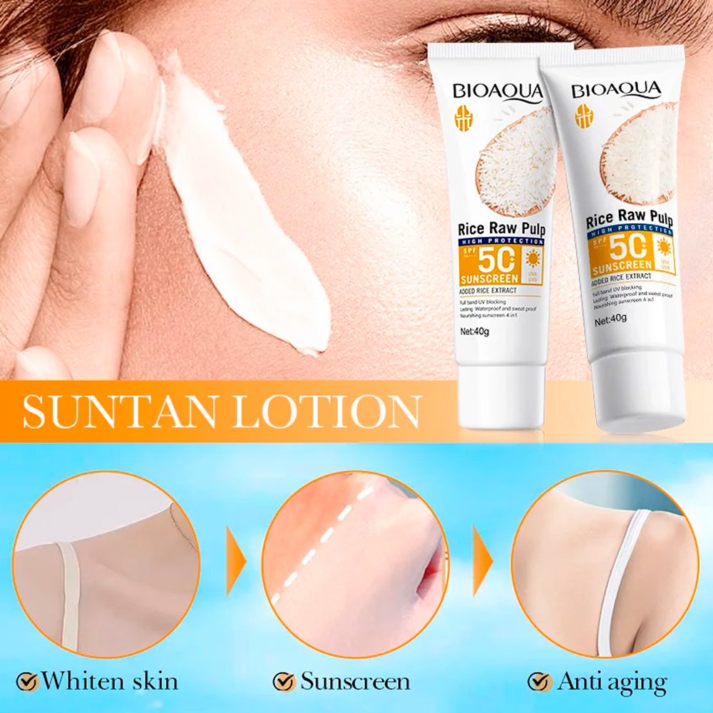 sunscreen bioaqua arroz