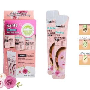 Bubble pink mud mask