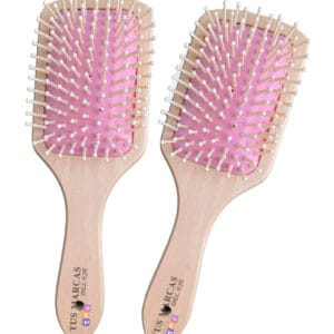 Cepillo de bambu rosado