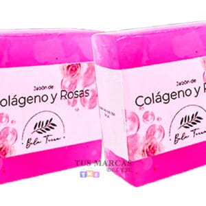 Colageno y rosas jabon en barra