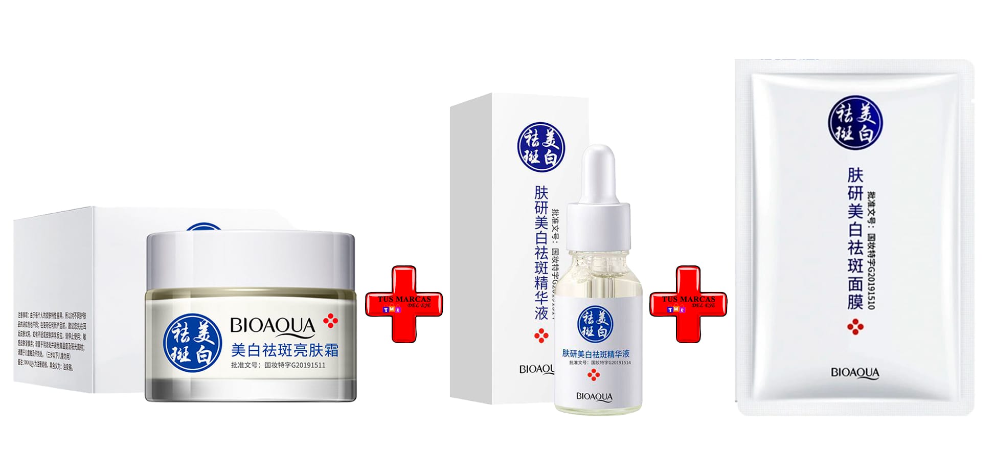 Kit antimanchas y aclarador Bioaqua