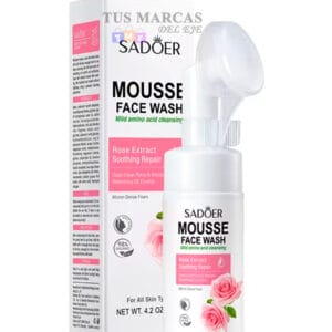 Espuma facial de rosas Sadoer