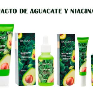 Kit extracto de aguacate y niacinome Bioaqua