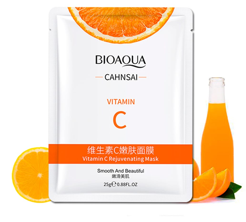 Mascarilla en Velo con vitamina C set x 3