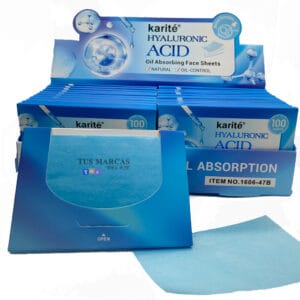 Papel anti grasa hialuronico Karite