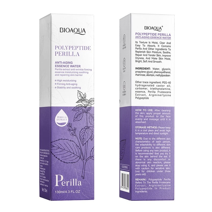 Serum hidratnate extracto perilla polipetidos Bioaqua