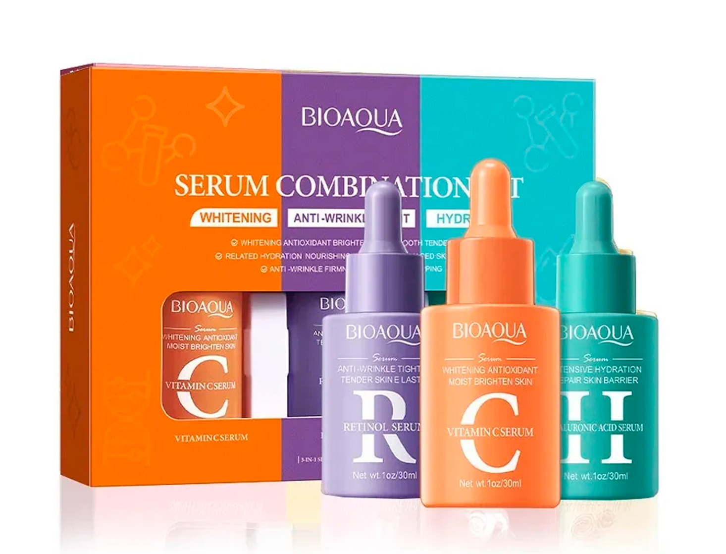Set de sueros Bioaqua blanqueador