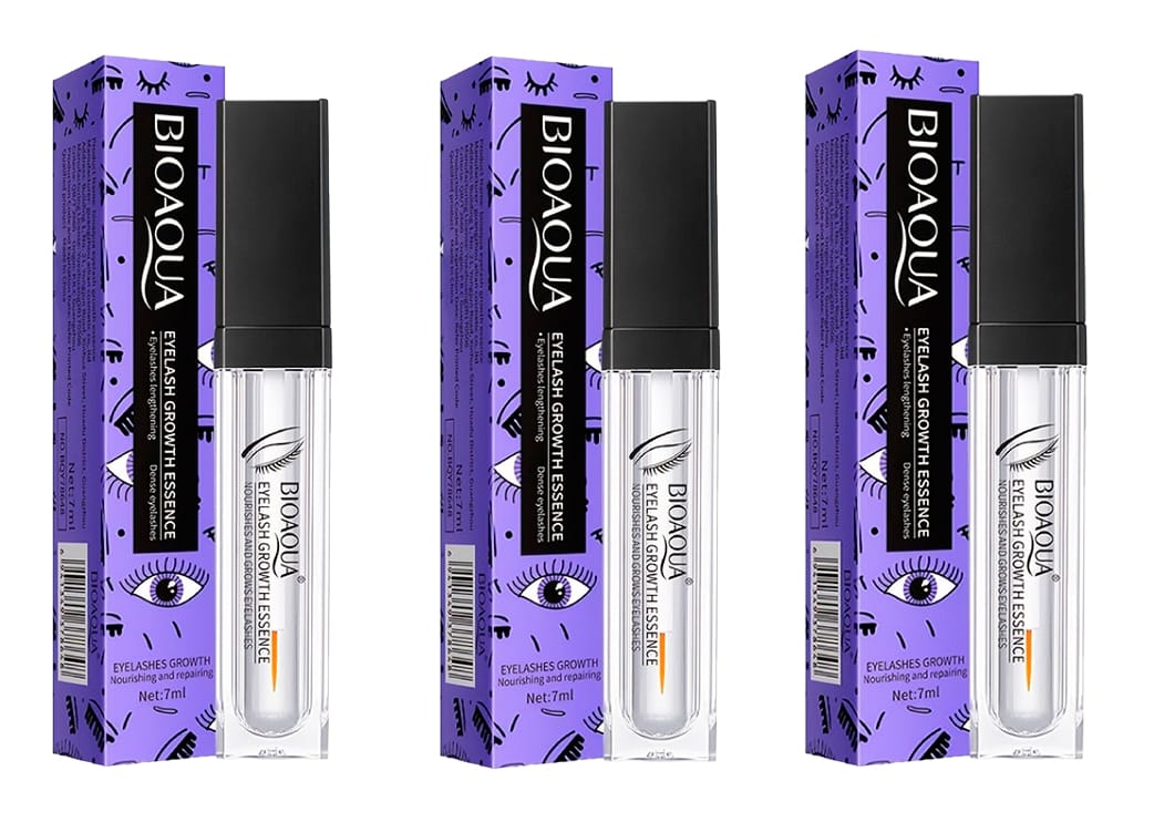 Serum crecimiento de pestañas Bioaqua combo x 3