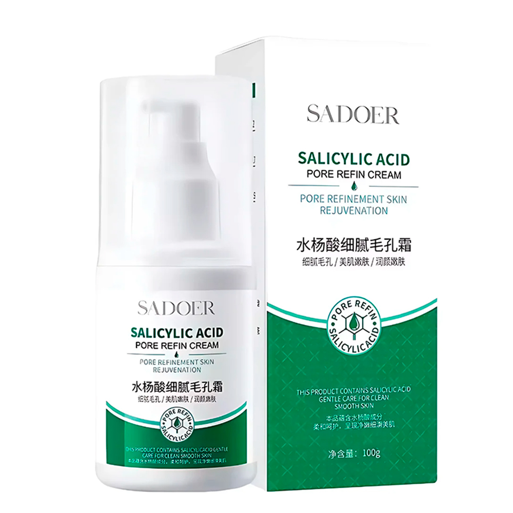 crema acido salicilico cierra poros sadoer