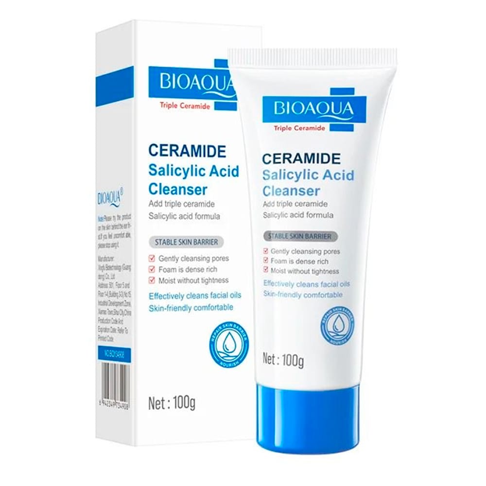jabón acido salicilico y ceramidas Bioaqua