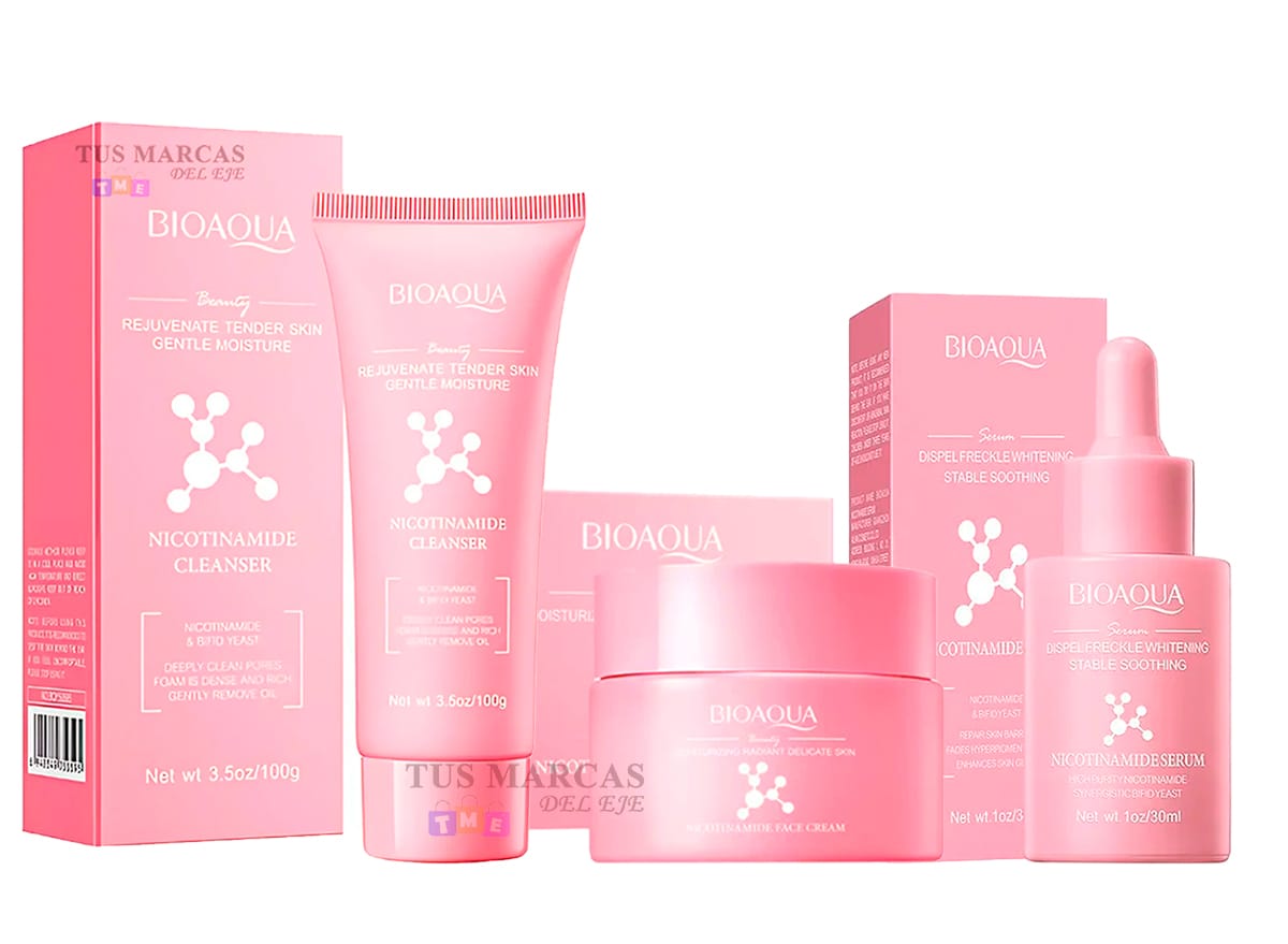 Combo Nicotinamida Bioaqua Antiedad x 3 productos