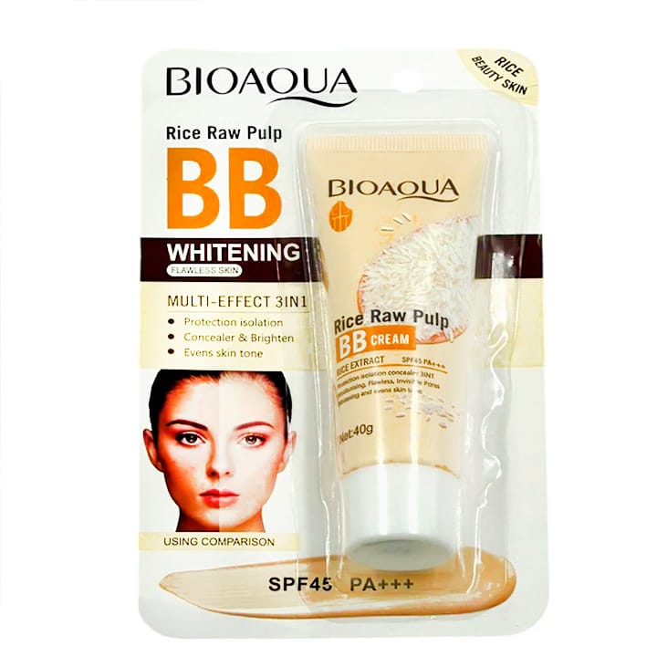 BB cream blanqueadora arroz bioaqua