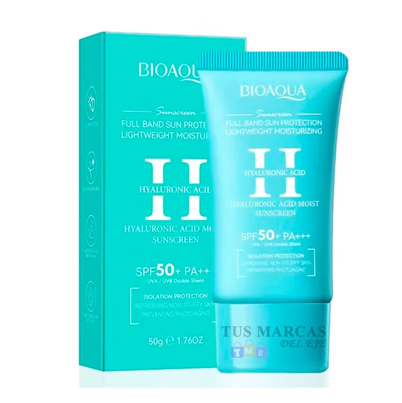 Bloqueador solar acido hialuronico Bioaqua