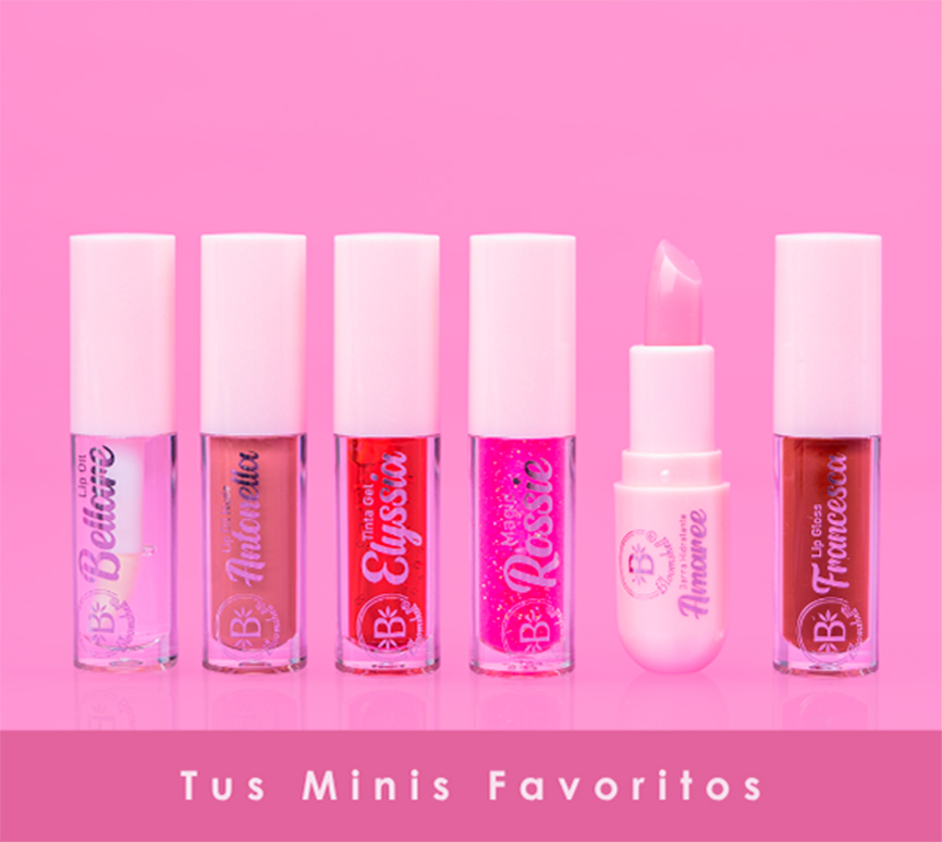 Bloomshell, kit de labiales, labiales mini, maquillaje viral,